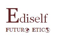 Logo Ediself bianco e rosso abbrev